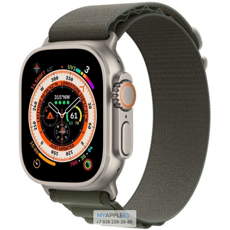 Apple Watch Ultra 49 mm Green Alpine Loop